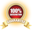 100% satisfaction gurantee logo